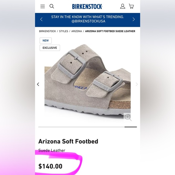 BIRKENSTOCK Arizona Soft Footbed Suede Leather Sandals/Slides | PRELOVED 🤎🤎 - Picture 12 of 13